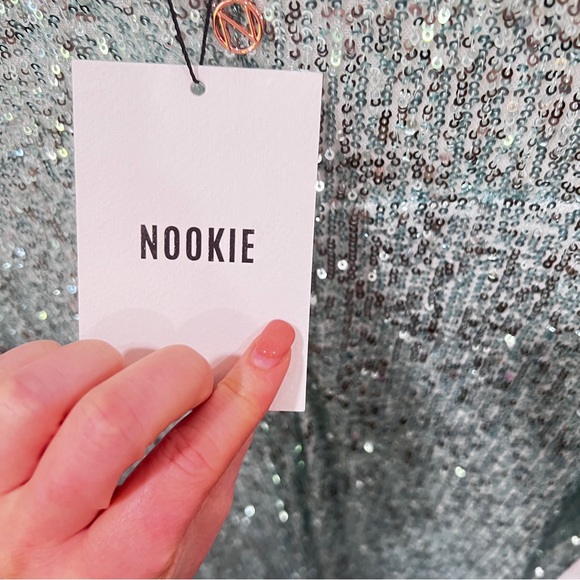 NWT Nookie Lovers Nothings Sequin Gown SIZE XL (mint) size 10 US - Picture 6 of 13